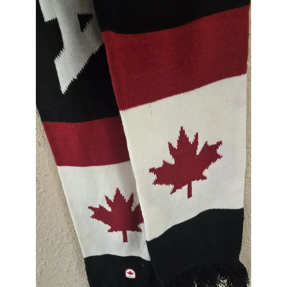Canada Olympic Knitted Scarf Unisex Adult Hudsons Bay Official Outfitter
